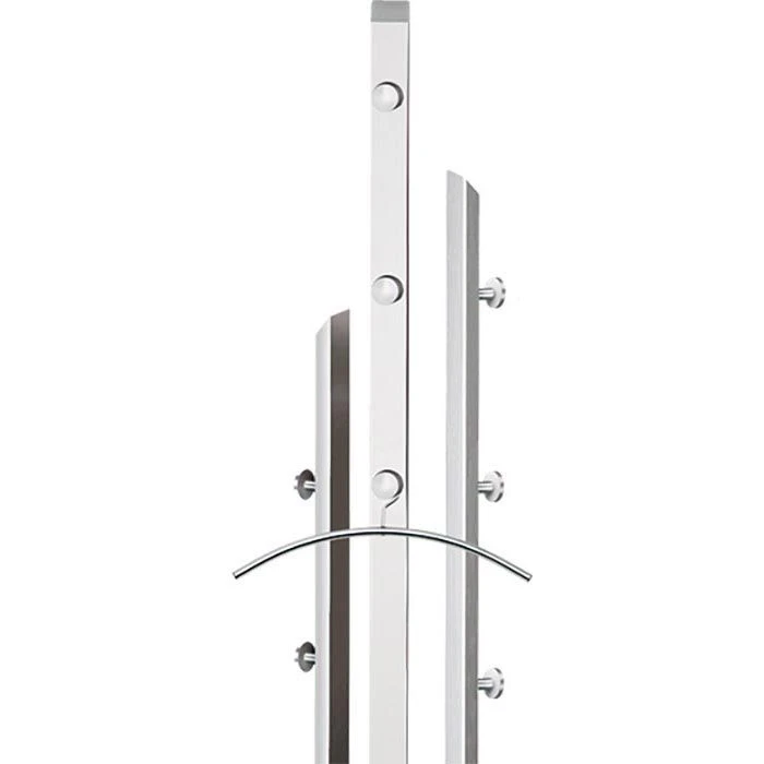 Kerkmann Garderobenständer Solitaire, 6069, Mit 8 Haken, Metall, Alusilber 6 Kerkmann Garderobenständer Solitaire, 6069, Mit 8 Haken, Metall, Alusilber – Bild 4