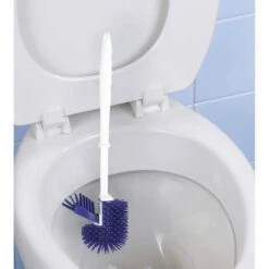 Wenko WC-Bürste WC-Hygiene-Bürste, Weiß, Bürstenhalter Aus Kunststoff, Mit Silikonbürste -Küche Fach Geschäft 009e3b0242c82b39b4c1c25f9b87070990ddd145 wc buerste wenko wc hygiene buerste weiss