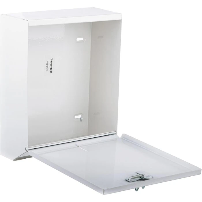 Fripa 2340002, Für 700 Falthandtücher, Weiß, Metall, Handtuchspender 6 Fripa 2340002, Für 700 Falthandtücher, Weiß, Metall, Handtuchspender – Bild 4