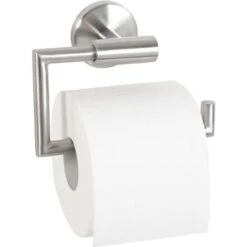 Bremermann Toilettenpapierspender PIAZZA 9463, Metall, Für 1 Kleinrolle, Silber
