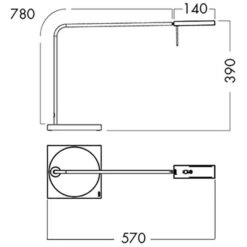 Luxo Schreibtischlampe Ninety LED, Dimmbar, Weiß, Mit Tischklemme -Küche Fach Geschäft 03c9c65a543b92f16873668fbc5118f2ca5766c3 schreibtischlampe luxo ninety led