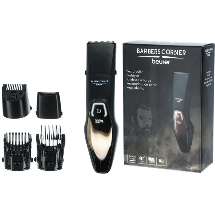 Beurer Barttrimmer HR 4000 Bartstyler, Für Herren, Abwaschbar, Mit 4 Aufsätzen 3 Beurer Barttrimmer HR 4000 Bartstyler, Für Herren, Abwaschbar, Mit 4 Aufsätzen