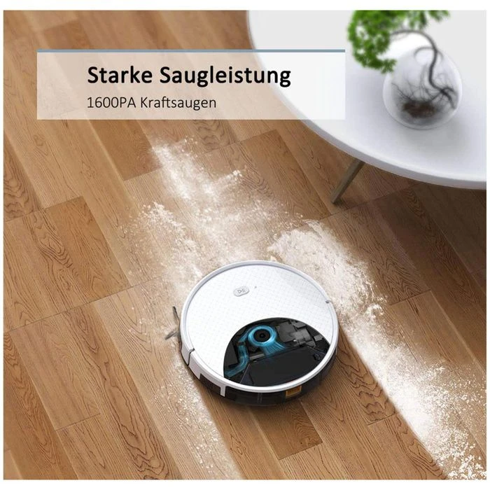 Tesvor Saugroboter X500 Pro, Ladestation, Wischfunktion, Laufzeit 120 Minuten 6 Tesvor Saugroboter X500 Pro, Ladestation, Wischfunktion, Laufzeit 120 Minuten – Bild 4