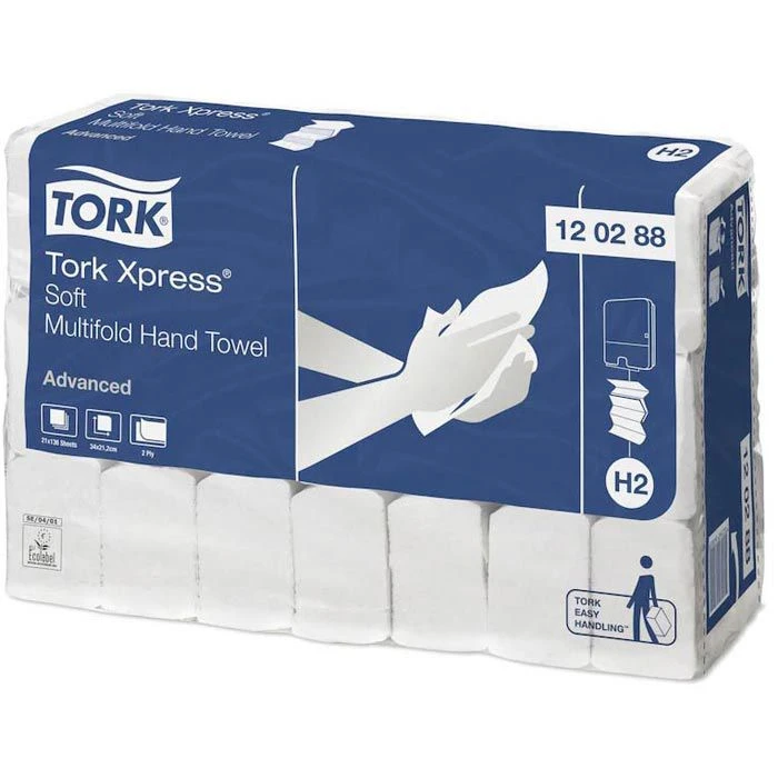 Tork 120288 Advanced 2-lagig Interfold 21x34 Weiß 6 Tork 120288 Advanced 2-lagig Interfold 21x34 Weiß – Bild 4