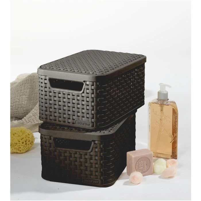 Curver Aufbewahrungsbox Style S 240646, 7L, Mit Deckel, Kunststoff, 29 X 20 X 14cm, 3 Stück 6 Curver Aufbewahrungsbox Style S 240646, 7L, Mit Deckel, Kunststoff, 29 X 20 X 14cm, 3 Stück – Bild 4