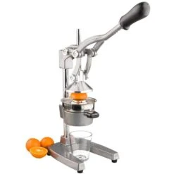 Zitruspresse Orangenpresse Hebel, Premium, Silber, Manuell, Edelstahl, Rostfrei