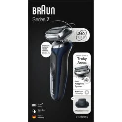 Braun Elektrorasierer Series 7 71-B1200s, Blau, Wet & Dry, Mit EasyClick-Präzisionstrimmer -Küche Fach Geschäft 0fa05439144fda205fa6a03ea4cc11a0866ae436 elektrorasierer braun series 7 71 b1200s blau