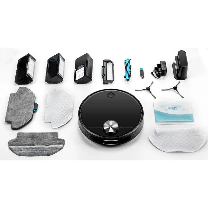 Viomi Saugroboter V3, Schwarz, Ladestation, Wischfunktion, Laufzeit 150 Minuten 7 Viomi Saugroboter V3, Schwarz, Ladestation, Wischfunktion, Laufzeit 150 Minuten – Bild 5