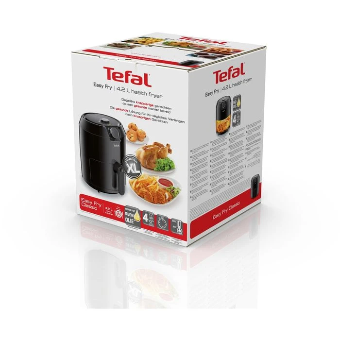 Tefal Fritteuse EY2018 Easy Fry Classic, 1500 Watt, Mit Timer, Heißluft, Für 4,2 Liter 7 Tefal Fritteuse EY2018 Easy Fry Classic, 1500 Watt, Mit Timer, Heißluft, Für 4,2 Liter – Bild 5
