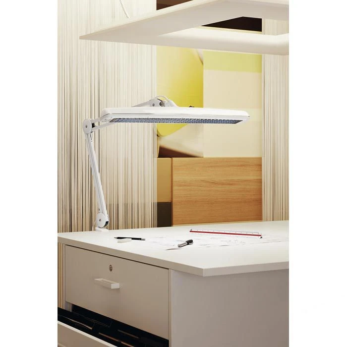 Maul Maulatelier Schreibtischlampe Weiß Tischklemme 4 Maul Maulatelier Schreibtischlampe Weiß Tischklemme – Bild 2