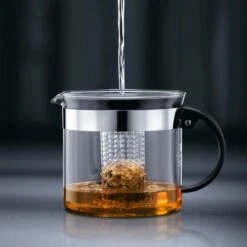 Bodum Tee-Kanne Bistro Nouveau 1875-01 Glas, Mit Kunststoff-Sieb, Schwarz, 1,0 L -Küche Fach Geschäft 14df7e23e5bb905f2af1e60b6de1479541596f50 tee kanne bodum bistro nouveau 1875 01 glas