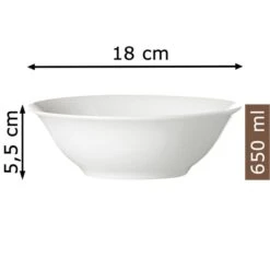 Ritzenhoff&Breker Müslischale Snap Bianco, Porzellan, Weiß, Servierschale, 18cm, Set, 4 Stück -Küche Fach Geschäft 171a91a9990261f12866f7e068b63004a69f3203 mueslischale ritzenhoffundbreker snap bianco