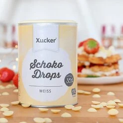 Xucker Schokolade Weiße Schokodrops, Mit Süßungsmittel Xylit, 200g -Küche Fach Geschäft 176c6371d6523c582a74ba0837a4d6249dc9faf1 schokodrops xucker weisse schokolade