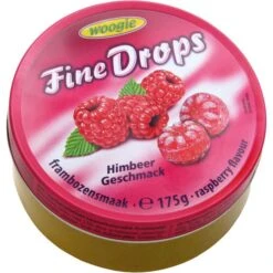 Woogie Fruchtbonbons Fine Drops Himbeer, 175g