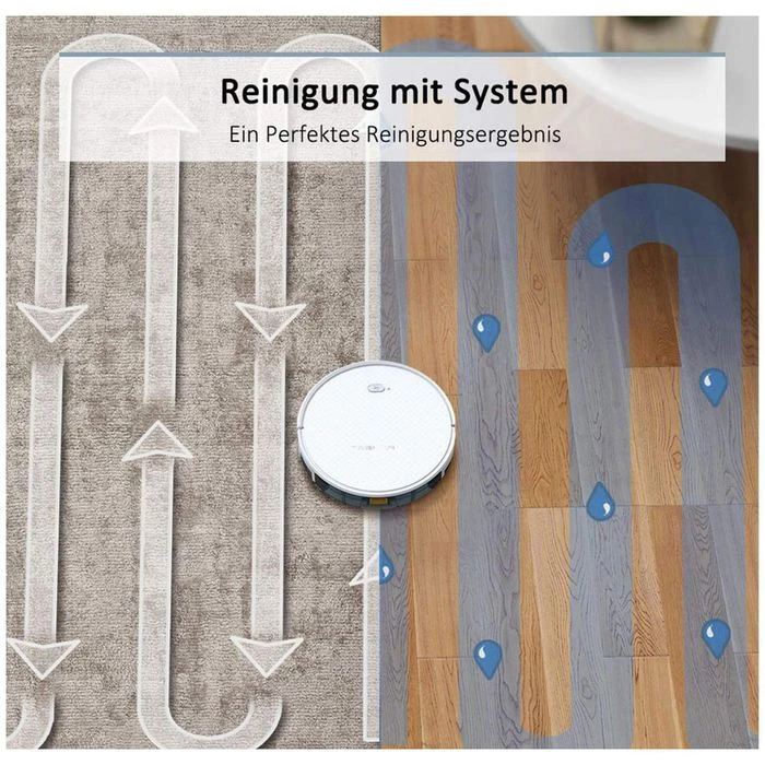 Tesvor Saugroboter X500 Pro, Ladestation, Wischfunktion, Laufzeit 120 Minuten 5 Tesvor Saugroboter X500 Pro, Ladestation, Wischfunktion, Laufzeit 120 Minuten – Bild 3