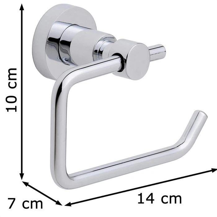 Tesa Toilettenpapierspender Loxx, 40272, Ohne Bohren, Metall, Für 1 Kleinrolle, Silber 6 Tesa Toilettenpapierspender Loxx, 40272, Ohne Bohren, Metall, Für 1 Kleinrolle, Silber – Bild 4