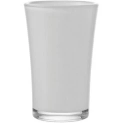 Leonardo Vase 073752 Bloom, Glas, Weiß, Tischvase, Konisch, Höhe 21 Cm