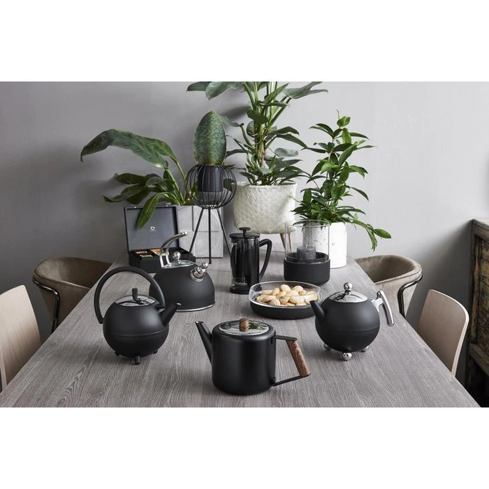 Bredemeijer Tee-Kanne Boston, Edelstahl, Doppelwandig, Schwarz Matt, 1,1 L 9 Bredemeijer Tee-Kanne Boston, Edelstahl, Doppelwandig, Schwarz Matt, 1,1 L – Bild 7