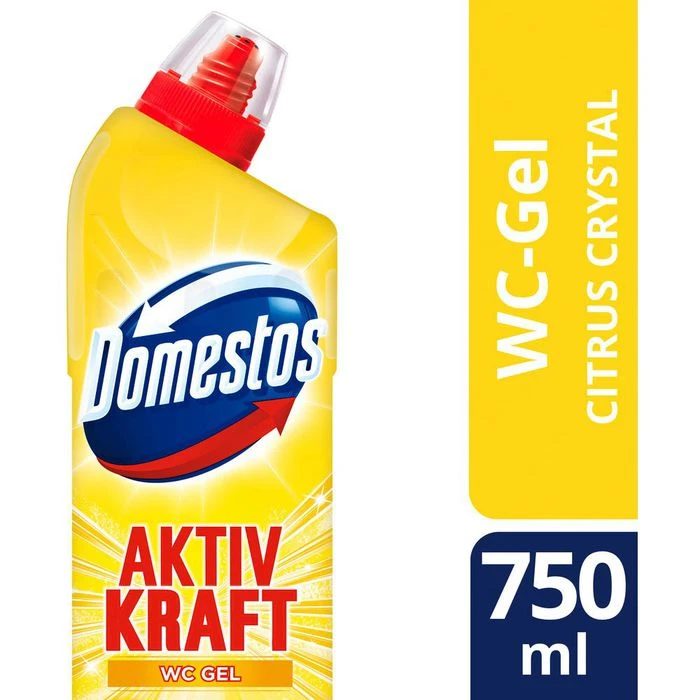 Domestos WC-Reiniger Aktiv Kraft Citrus Fresh, WC Gel, Beseitigt 99,9% Der Bakterien, 1 Liter 6 Domestos WC-Reiniger Aktiv Kraft Citrus Fresh, WC Gel, Beseitigt 99,9% Der Bakterien, 1 Liter – Bild 4