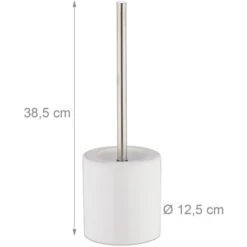 Relaxdays WC-Bürste Weiß, Bürstenhalter Aus Keramik -Küche Fach Geschäft 2399e86306c6562fb3e5ca4c7fa760a47e1d1a5c wc buerste relaxdays weiss