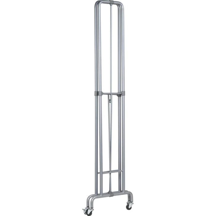 Unilux Garderobenständer Foldy, 400050665, Mit Rollen, Faltbar, Metall, Silber 6 Unilux Garderobenständer Foldy, 400050665, Mit Rollen, Faltbar, Metall, Silber – Bild 4