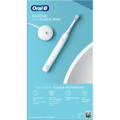 Oral B Oral-B Elektrische-Zahnbürste Pulsonic Slim Clean, 2000, Weiß, 2 Putzmodi, Inkl. 1 Aufsteckbürste -Küche Fach Geschäft 277342a2237313f35eff62922ebddf89f2441481 elektrische zahnbuerste oral b pulsonic slim clean