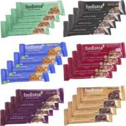 Foodloose Müsliriegel Probierpaket, Verschiedene Sorten, Je 35g, 24 Riegel -Küche Fach Geschäft 27cfc90179ce0f7a0953bc1d3e4170716e3f6609 muesliriegel foodloose probierpaket bio