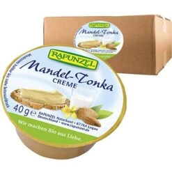 Rapunzel Brotaufstrich Mandel-Tonka-Creme, BIO, Je 40g (440g), 11 Stück