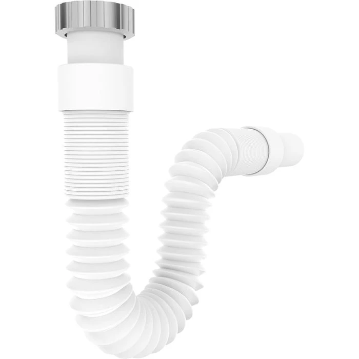 Variosan Siphon Ablaufschlauch 13972, 1 1/4 Zoll, Für Waschbecken, Flexibel, Weiß 3 Variosan Siphon Ablaufschlauch 13972, 1 1/4 Zoll, Für Waschbecken, Flexibel, Weiß