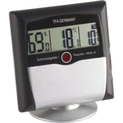 TFA Thermo-Hygrometer 30.5011 Comfort Control Digital, Alarm Bei Schimmelgefahr, Schwarz