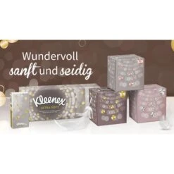 Kleenex Kosmetiktücher Ultrasoft Würfelbox, 3-lagig, 48 Tücher -Küche Fach Geschäft 2bfda96769011947bcb68f22af2f93792dd57b96 kosmetiktuecher kleenex ultrasoft wuerfelbox