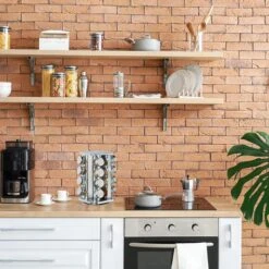 Relaxdays Gewürzständer 10026459, Edelstahl, Gewürzkarussell Mit 16 Gewürzgläsern, Drehbar -Küche Fach Geschäft 2ce86ce8aa71f09f751fe3cba8287e73fa26e66d gewuerzstaender relaxdays 10026459 silber edelstahl