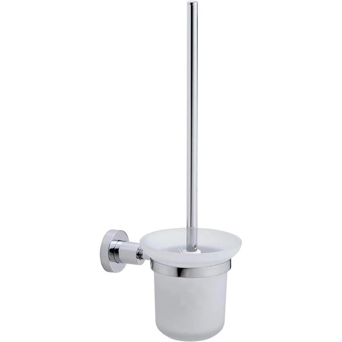 Tesa WC-Bürste Loxx, Weiß / Chrom, Bürstenhalter Aus Glas, Zur Wandmontage 3 Tesa WC-Bürste Loxx, Weiß / Chrom, Bürstenhalter Aus Glas, Zur Wandmontage