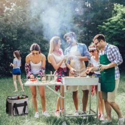 Relaxdays Kühltasche Faltbar, 36 X 40 X 26cm, Blau, 30 Liter -Küche Fach Geschäft 300f63f1092260f8afe987eb3c48396d510bdbe3 kuehltasche relaxdays faltbar