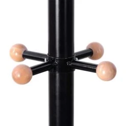 Songmics Garderobenständer RCR17B, Mit 12 Haken, Metall, Schwarz -Küche Fach Geschäft 305468340172a74f7403b5e0e833d374b56e7e2f garderobenstaender songmics rcr17b