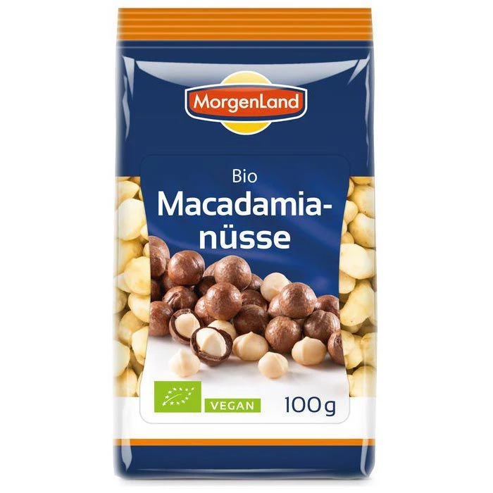 Morgenland Macadamianüsse Ganze Nüsse, Roh, BIO, Ungeröstet Und Ungesalzen, 100g 3 Morgenland Macadamianüsse Ganze Nüsse, Roh, BIO, Ungeröstet Und Ungesalzen, 100g