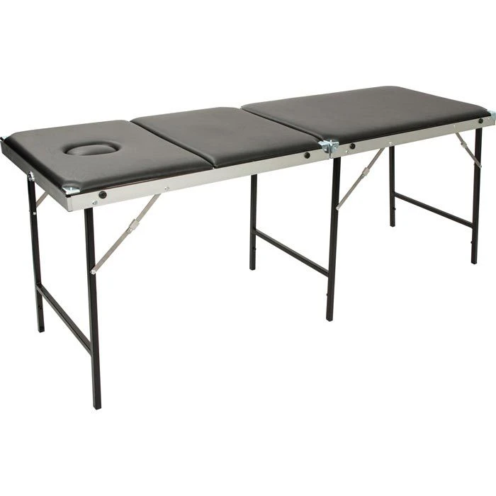 Holthaus Ruheraumliege 87330 Schwarz, Höhe 78 Cm, Kofferliege, Aluminium, Verstellbar 5 Holthaus Ruheraumliege 87330 Schwarz, Höhe 78 Cm, Kofferliege, Aluminium, Verstellbar – Bild 3