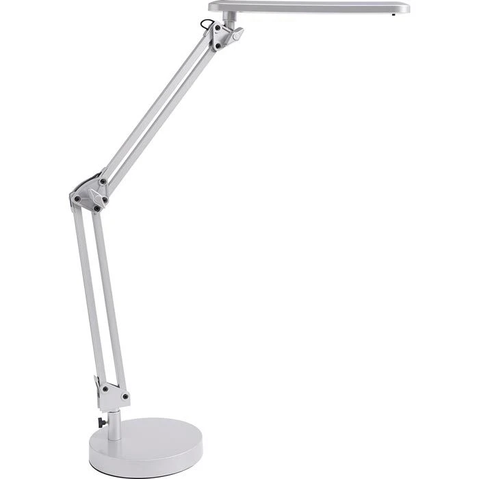 Alco Schreibtischlampe 963 LED, Silber, Mit Standfuß 3 Alco Schreibtischlampe 963 LED, Silber, Mit Standfuß