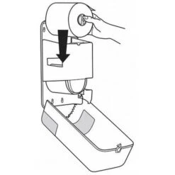 Tork Toilettenpapierspender Elevation, 557508, T6, Kunststoff, Für 2 Compact Rollen, Schwarz -Küche Fach Geschäft 340fa3e12bbda2424febdfc4c704b9813d97cd8e toilettenpapierspender tork elevation 557508 t6