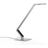 Luctra Schreibtischlampe Table Pro 2 Linear LED, Standfuß, Dimmbar, USB, Silber