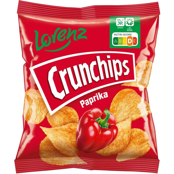 Lorenz Chips Crunchips Paprika, Kartoffelchips, Je 25g, 20 Tüten 5 Lorenz Chips Crunchips Paprika, Kartoffelchips, Je 25g, 20 Tüten – Bild 3