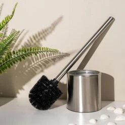 Bremermann WC-Bürste WC-Garnitur, Silber, Bürstenhalter Aus Edelstahl, Inkl. 3 Ersatzköpfe -Küche Fach Geschäft 36c4334ab8734724b92ba67d22441ca58b41b97a wc buerste bremermann wc garnitur silber