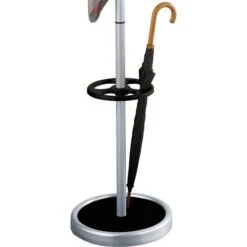 Kerkmann Garderobenständer Rondo, 6082, Mit 16 Haken, Metall, Alusilber / Schwarz -Küche Fach Geschäft 37633413284ab7de6a62bb527d7eeaa9d4b6d71e garderobenstaender kerkmann rondo 6082