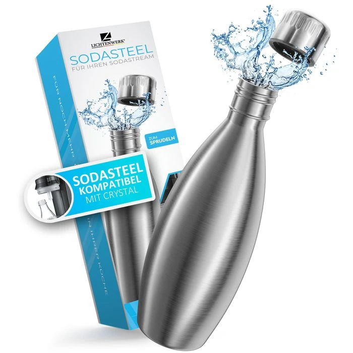 Lichtenwerk Karaffe SodaSteel Edelstahl, Mit Deckel, 0,9 Liter 3 Lichtenwerk Karaffe SodaSteel Edelstahl, Mit Deckel, 0,9 Liter