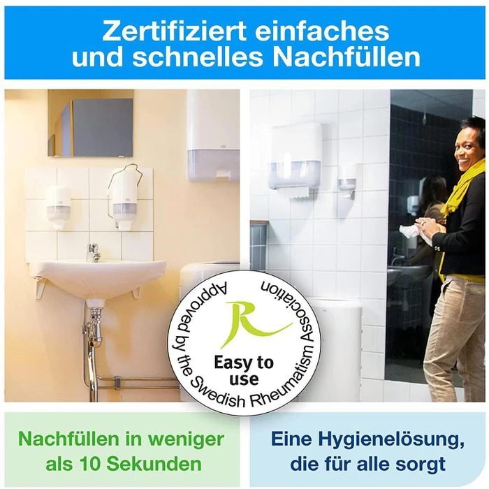 Tork Seife Premium Mild Mini , 420502, S2, Flüssigseife, Nachfüller, 475ml 6 Tork Seife Premium Mild Mini , 420502, S2, Flüssigseife, Nachfüller, 475ml – Bild 4