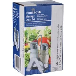 Contacto Salz-und-Pfefferstreuer 1416002, Set Mit Menage, Glas / Edelstahl 12 Contacto Salz-und-Pfefferstreuer 1416002, Set Mit Menage, Glas / Edelstahl -Küche Fach Geschäft 3c2d4c67e72b1f8d1604c141080faea1d7f4aaaf salz und pfefferstreuer contacto 1416002