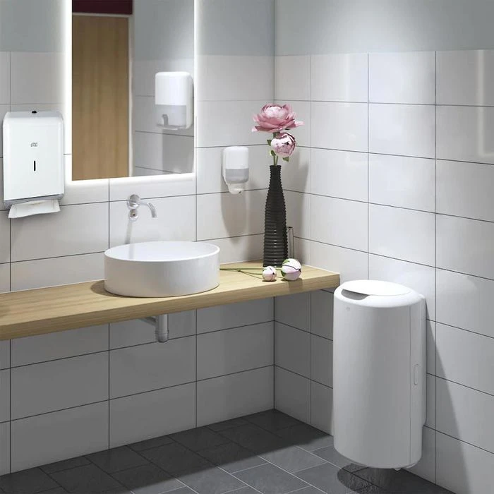 Tork 208140 Metall H3 Weiß Handtuchspender 4 Tork 208140 Metall H3 Weiß Handtuchspender – Bild 2