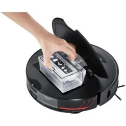 Roborock Saugroboter S7 MaxV+, Absaugstation, Ladestation, Wischfunktion, 180 Minuten, Schwarz -Küche Fach Geschäft 412645501c8007ea10accbcd86ddc4532357a141 saugroboter roborock s7 maxv plus absaugstation