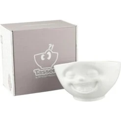 FIFTYEIGHT Müslischale Lachend, Porzellan, Weiß, 16,6cm 12 FIFTYEIGHT Müslischale Lachend, Porzellan, Weiß, 16,6cm -Küche Fach Geschäft 44801a45e9cfd3e0f5e5c97f0de062fc51fcf707 mueslischale fiftyeight lachend