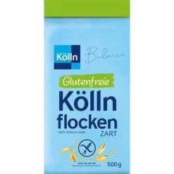 Kölln Haferflocken Zarte Köllnflocken, Glutenfrei, Aus 100% Vollkorn-Hafer, 500g -Küche Fach Geschäft 4a3b44ebf951360c3486cef53db39ab18c6b3d1a haferflocken koelln zarte koellnflocken glutenfrei